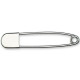 Brass Safety Pins for cleaning services and laundries 43x1,55mm (Prym) - 1pc