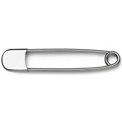 Brass Safety Pins for cleaning services and laundries 108x3,00mm (Prym) - 1pc