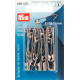 Mild Steel Safety Pins 27-38-50mm - c.silver (Prym) - 18pcs/card