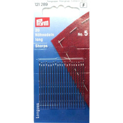 Hand needles Sharps No. 5 (Prym)  - 20pc/card