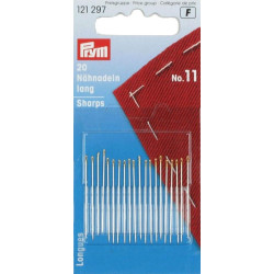 Hand needles Sharps No. 11 (Prym)  - 20pc/card