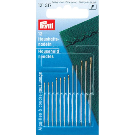 Hausehold needles assort (Prym) - 12pcs/card