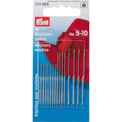 Millinery Needles, No. 5-10 (Prym) - 16pcs/card