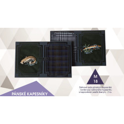 Kapesníky pánské M18 - 2pcs/box