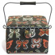 Sewing basket L square Butterfly - 1pc