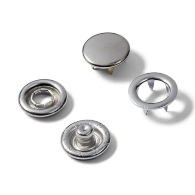 Press fasteners JERSEY 10mm - silver (Prym) - 20pcs/card