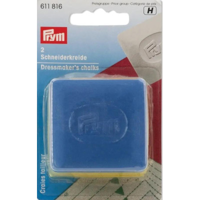 Tailors Chalk yellow/blue  (Prym) -  2pcs/card