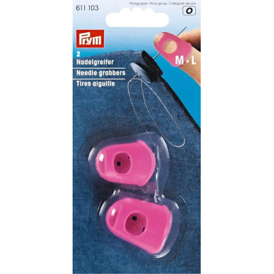 Needle grabber silicon, pink (Prym) - 2pcs/card