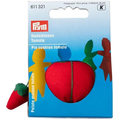 Pin cushion tomato with needle sharpeners (Prym) - 1pcs/card