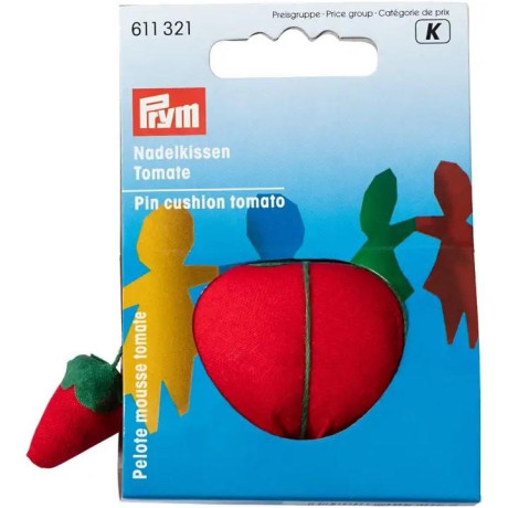 Pin cushion tomato with needle sharpeners (Prym) - 1pcs/card
