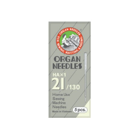 Machine Needles ORGAN HAx1 130/705H - 130/21 - 5pcs/package