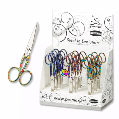 Display box PREMAX - 12 scissors 15cm
