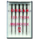 Strojové jehly ORGAN MICROTEX 130/705H - 90 - 5ks/plastová krabička