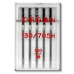 Machine Needles ORGAN UNIVERSAL 130/705H - 100 - 5pcs/plastic box