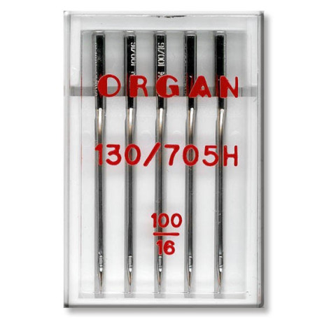 Machine Needles ORGAN UNIVERSAL 130/705H - 100 - 5pcs/plastic box