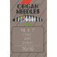 Industrial machine needles ORGAN TQx7 - 70/10 - 10pcs/card