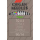 Industrial machine needles ORGAN TQx3 - 90/14 - 10pcs/card