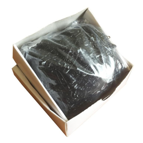 Safety Pins ECONOMY - 22mm - black - 1728pcs/box (loose)