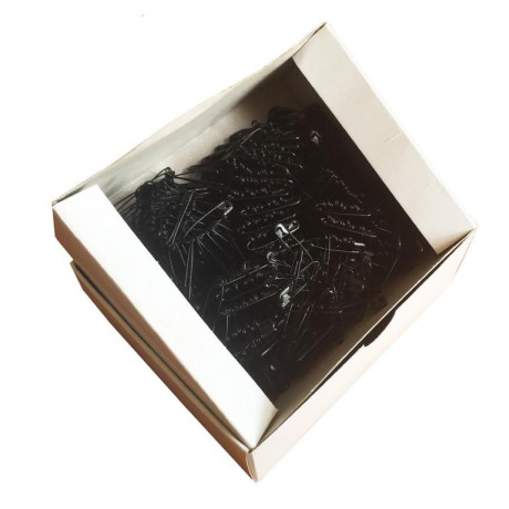 Safety Pins ECONOMY - 27mm - black - 864pcs/box (11/12 - in bunches)