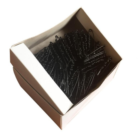 Safety Pins ECONOMY - 47mm - black - 864pcs/box (11/12 - in bunches)