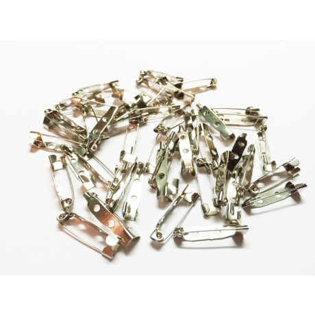 Safety Pins Brooch - 20mm - 1000pcs/polybag