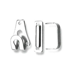 Steel Trouser Hooks 50042 - nickled - 1gros(144pcs)/box